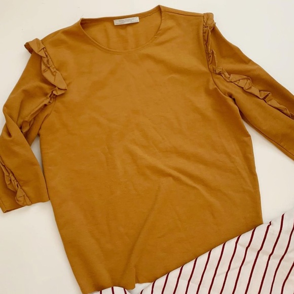 Zara Ruffle Blouse - Picture 1 of 8